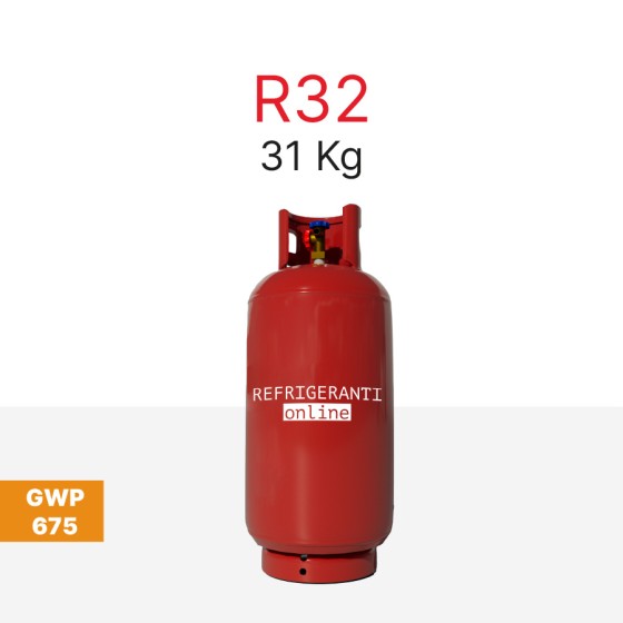GAS R32 31Kg IN BOMBOLA RICARICABILE