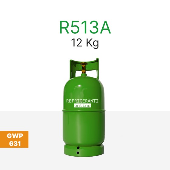 GAZ R513A 12Kg EN BOUTEILLE RECHARGEABLE
