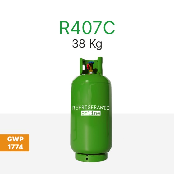 R407C GAS 38 kg im...
