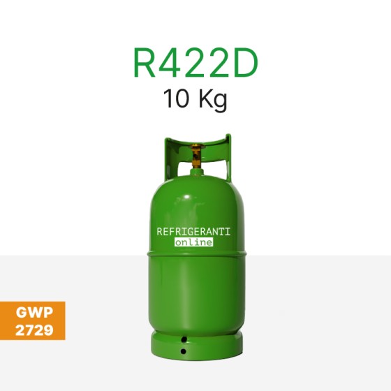 GAS R422D 10Kg IN BOMBOLA...