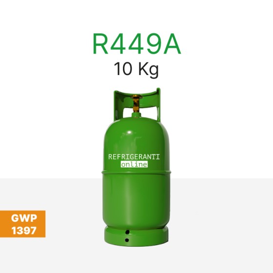 GAS R449A 10Kg IN BOMBOLA...