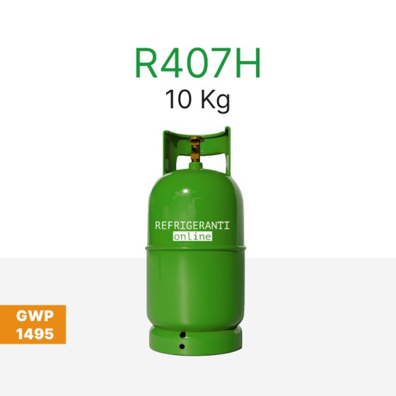 GAS R407H 10 kg im nachfüllbaren Zylinder