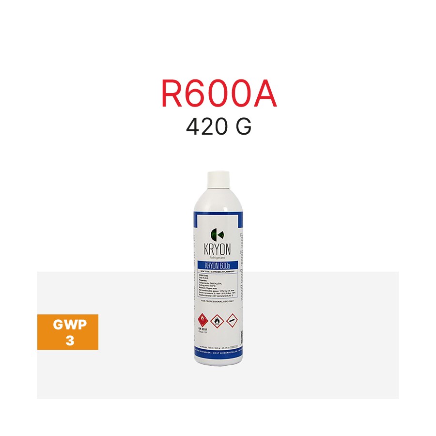 Bromic R600a Aluminium Cylinder 420g